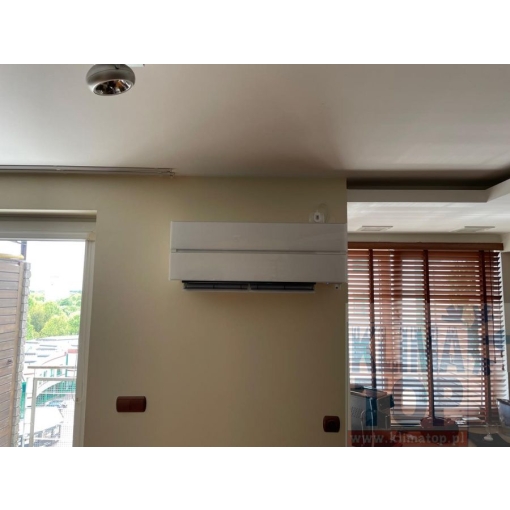 Klimatyzator ścienny Mitsubishi MSZ-LN25VG2V DIAMOND (PEARL WHITE) - zdjęcie z montażu